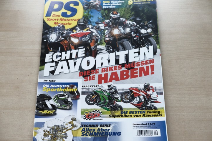 Deckblatt PS Sport Motorrad (09/2013)
